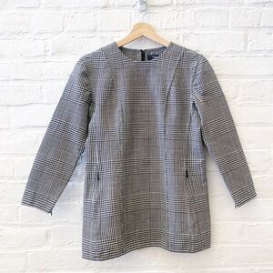 Theory || Lauret Portland Plaid Stretch Wool Top 0